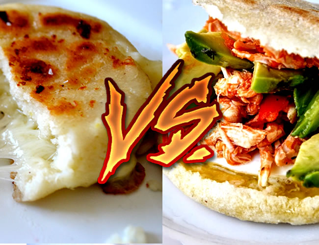 Colombia y Venezuela: Gastronomía similar con nombres diferentes.